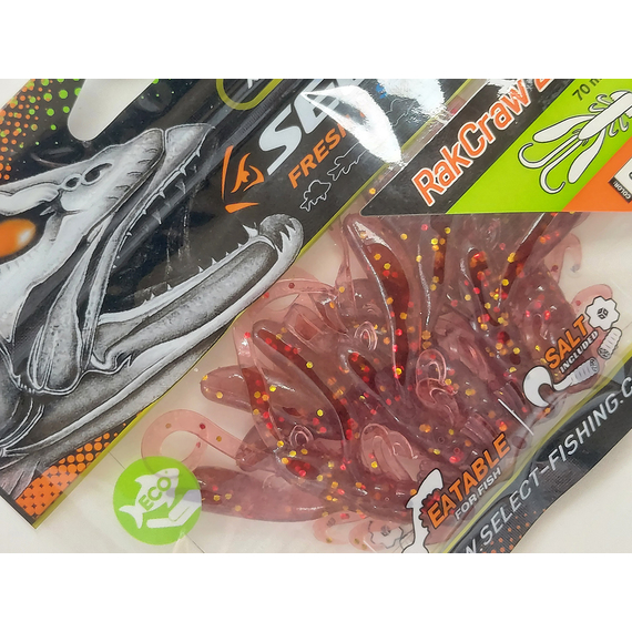 Силікон Select Rak Craw 2.8" col.003 (5 шт/упак), Довжина силікону: 2.8" (7.11 см), Колір силікону: 003, фото , изображение 6