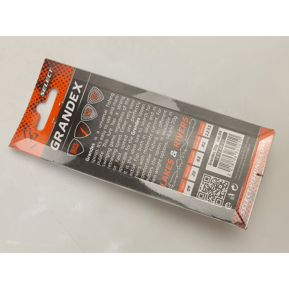 Блешня Select Grandex 20.0g 63mm #09, Вага блешні: 20г, Колір блешні: 09, фото , изображение 6