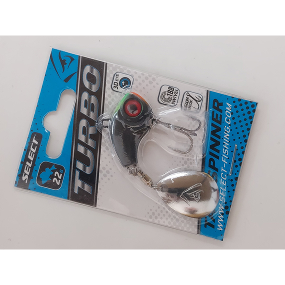 Тейл-спінер Select Turbo 22.0g #14, Вага блешні: 22г, Колір блешні: 14, фото , изображение 3