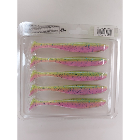 Силікон Keitech Easy Shiner 5" (5 шт/упак), колір:ea#16 cotton candy blue f, Довжина силікону: 5" (12.7 см), Колір силікону: ea#16 cotton candy blue f, фото , изображение 9