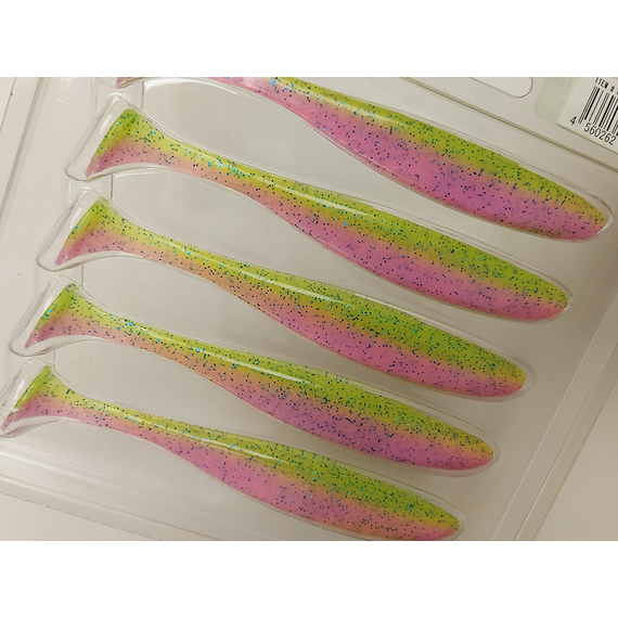 Силікон Keitech Easy Shiner 5" (5 шт/упак), колір:ea#16 cotton candy blue f, Довжина силікону: 5" (12.7 см), Колір силікону: ea#16 cotton candy blue f, фото , изображение 11