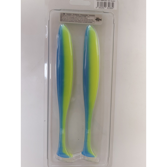 Силикон Keitech Easy Shiner 8" (2 шт/уп) ц:pal#03 ice chartreuse, Длина силикона: 8" (20.3 см), Расцветка силикона: PAL#03 Ice Chartreuse, фото , изображение 7