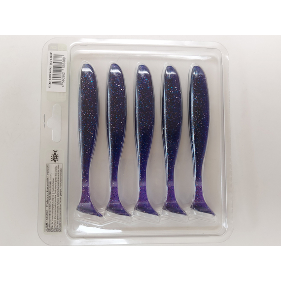 Силікон Keitech Easy Shiner 5" (5 шт/упак), колір:ea#04 violet, Довжина силікону: 5" (12.7 см), Колір силікону: EA#04 Violet, фото , изображение 8