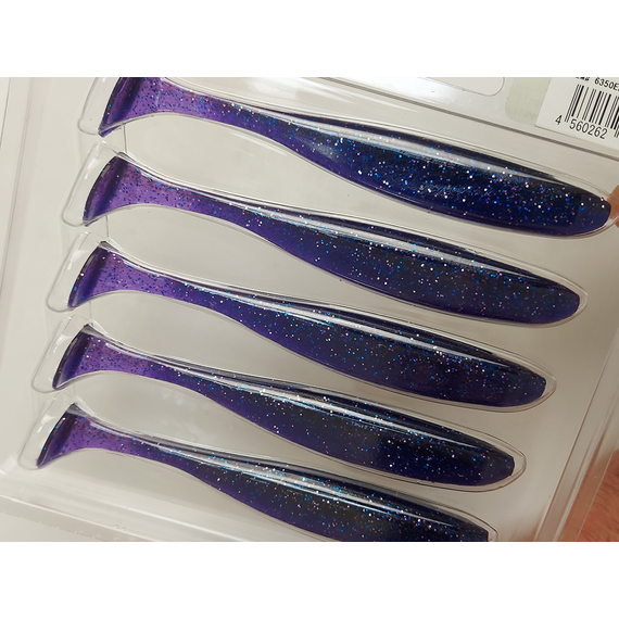 Силікон Keitech Easy Shiner 5" (5 шт/упак), колір:ea#04 violet, Довжина силікону: 5" (12.7 см), Колір силікону: EA#04 Violet, фото , изображение 6