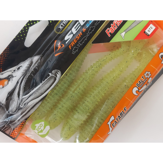 Силікон Select Fatfish 4.8" col.072 (4 шт/упак), Довжина силікону: 4.8" (12.19 см), Колір силікону: 072, фото , изображение 6