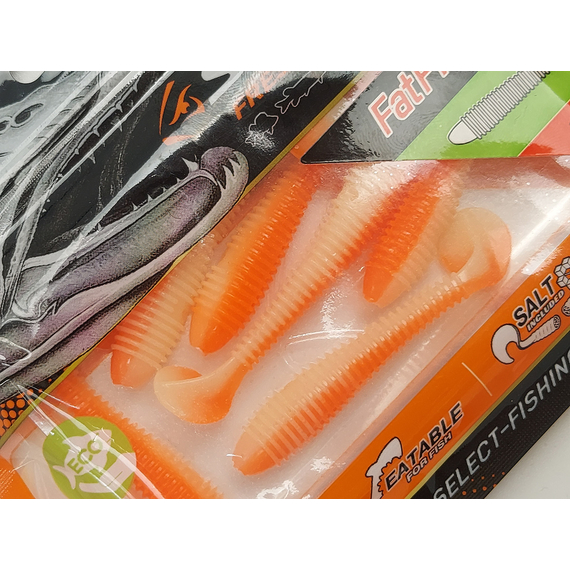 Силікон Select Fatfish 2.4" col.209 (6 шт/упак), Довжина силікону: 2.4" (6.1 см), Колір силікону: 209, фото , изображение 6