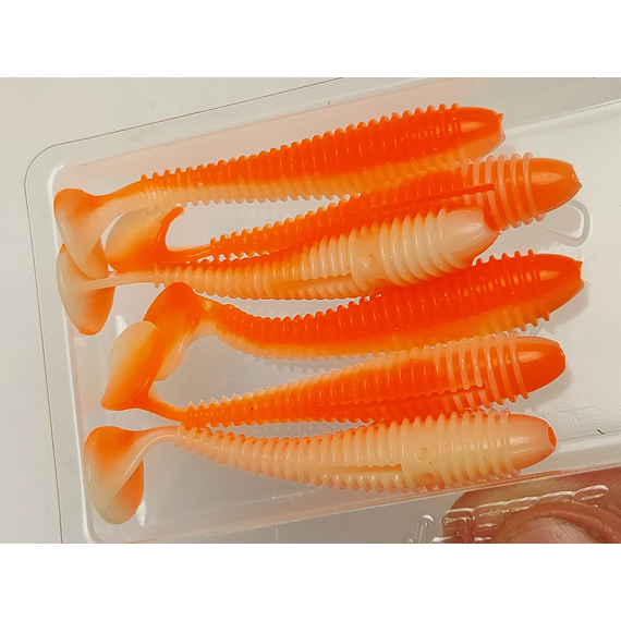 Силікон Select Fatfish 2.4" col.209 (6 шт/упак), Довжина силікону: 2.4" (6.1 см), Колір силікону: 209, фото , изображение 8