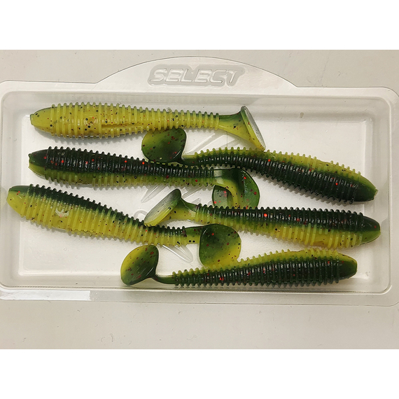 Силикон Select Fatfish 2.4" col.203 (6 шт/упак), Длина силикона: 2.4" (6.1 см), Расцветка силикона: 203, фото , изображение 9