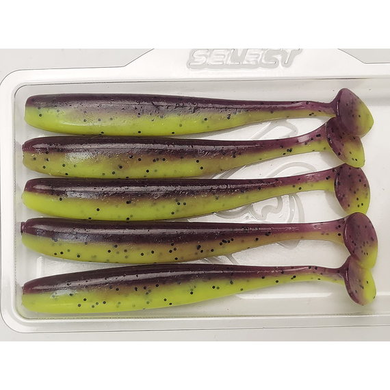 Силікон Select Easy Shad 3" col.201 (5 шт/упак), Довжина силікону: 3" (7.62 см), Колір силікону: 201, фото , изображение 12