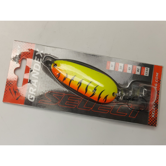 Блешня Select Grandex 20.0g 63mm #11, Вага блешні: 20г, Колір блешні: 11, фото , изображение 3