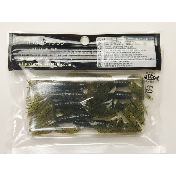 Силикон Keitech Little Spider 3" (8 шт/упак) ц:102 watermelon pp., Длина силикона: 3" (7.6 см), Расцветка силикона: 102 Watermelon PP, фото , изображение 6