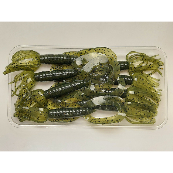 Силикон Keitech Little Spider 3" (8 шт/упак) ц:102 watermelon pp., Длина силикона: 3" (7.6 см), Расцветка силикона: 102 Watermelon PP, фото , изображение 4