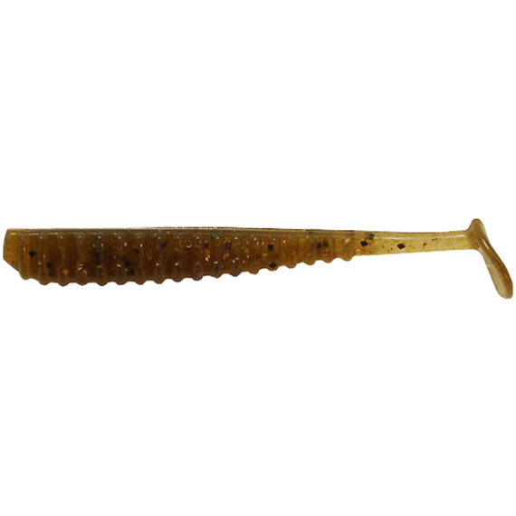 Силікон Reins Aji Ringer Shad 1.5" 002 Green Pumpkin (15шт/уп), Довжина силікону: 1.5" (4 см), Колір силікону: 002 green pumpkin, фото 