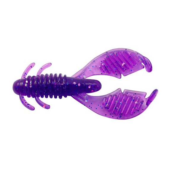 Силікон Reins AX Craw Mini 2" 567 Lilac Silver & Blue Flake (12 шт/уп.), Довжина силікону: 2.0" (5,08 см), Колір силікону: 567 Lilac Silver & Blue Flake, фото 