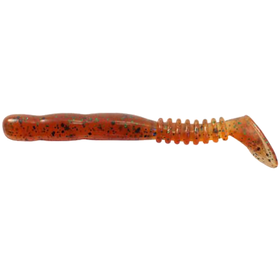 Силикон Reins Rockvibe Shad 3" 568 Fire Sugar (15 шт/уп.), Длина силикона: 3.0" (7,62 см), Расцветка силикона: 568 Fire Sugar, фото 
