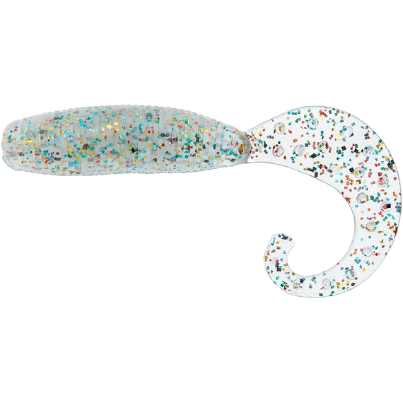 Силикон Reins Fat G-Tail Grub 2" 152 Super Glow All Stars (20 шт/уп.), Длина силикона: 2.0" (5,08 см), Расцветка силикона: 152 Super Glow All Stars, фото 