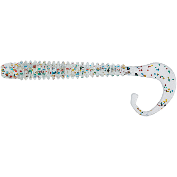 Силикон Reins G-Tail Saturn Micro 152 Super Glow All Stars (20 шт/уп.), Длина силикона: 2.0" (5,08 см), Расцветка силикона: 152 Super Glow All Stars, фото 