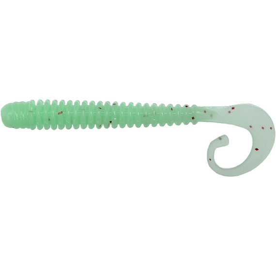 Силикон Reins G-Tail Saturn Micro 146 Hot Cucumber (20 шт/уп.), Длина силикона: 2.0" (5,08 см), Расцветка силикона: 146 Hot Cucumber, фото 