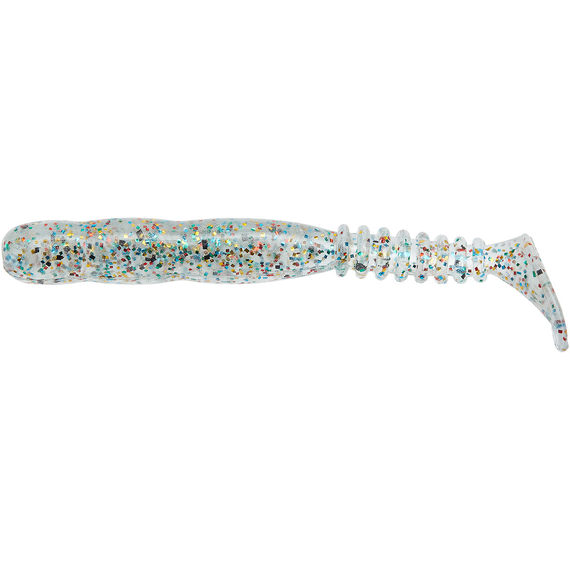 Силикон Reins Rockvibe Shad 3" 152 Super Glow All Stars (15 шт/уп.), Длина силикона: 3.0" (7,62 см), Расцветка силикона: 152 Super Glow All Stars, фото 