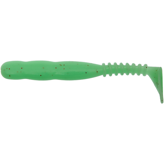 Силикон Reins Rockvibe Shad 3" 146 Hot Cucumber (15 шт/уп.), Длина силикона: 3.0" (7,62 см), Расцветка силикона: 146 Hot Cucumber, фото 