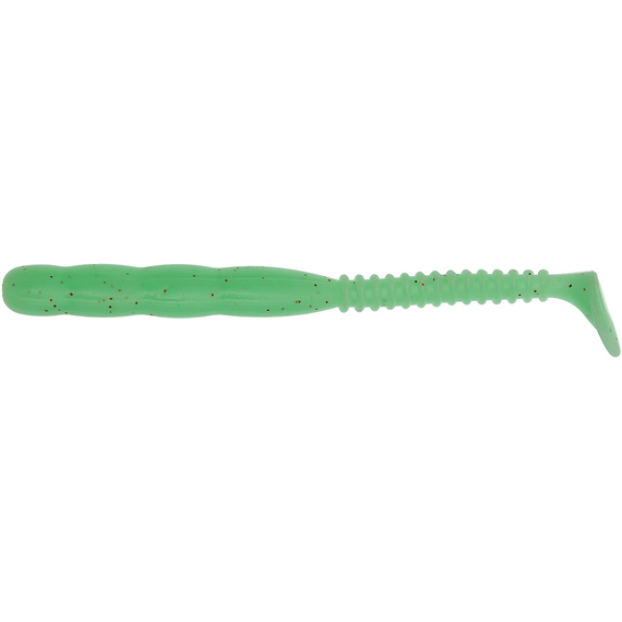 Силікон Reins Rockvibe Shad 4" 146 Hot Cucumber (12шт/уп), Довжина силікону: 4.0" (10,16 см), Колір силікону: 146 Hot Cucumber, фото 