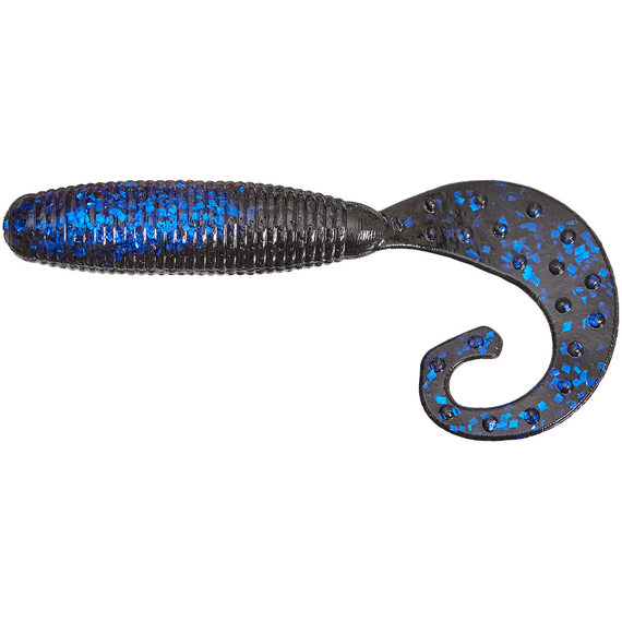 Силикон Reins Fat G-Tail Grub 2" B11 Blue Belly (16 шт/уп.), Длина силикона: 2.0" (5,08 см), Расцветка силикона: B11 Blue Belly, фото 