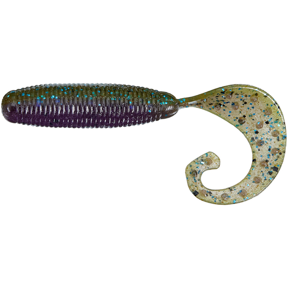 Силікон Reins Fat G-Tail Grub 2" 060 Onga River Moneybait (16шт/уп), Довжина силікону: 2.0" (5,08 см), Колір силікону: 060 Onga River Moneybait, фото 