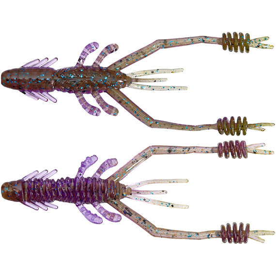 Силікон Reins Ring Shrimp 2" 060 Onga River Moneybait (9 шт/уп.), Довжина силікону: 2.0" (5,08 см), Колір силікону: 060 Onga River Moneybait, фото 