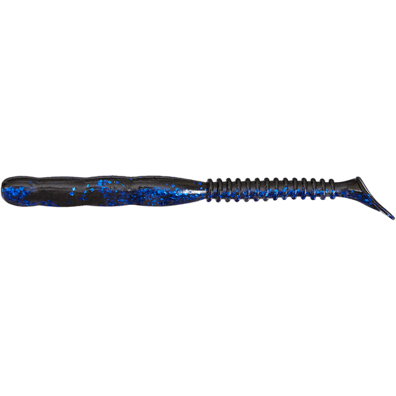 Силикон Reins Rockvibe Shad 4" B11 Blue Belly (9 шт/уп.), Длина силикона: 4.0" (10,16 см), Расцветка силикона: B11 Blue Belly, фото 