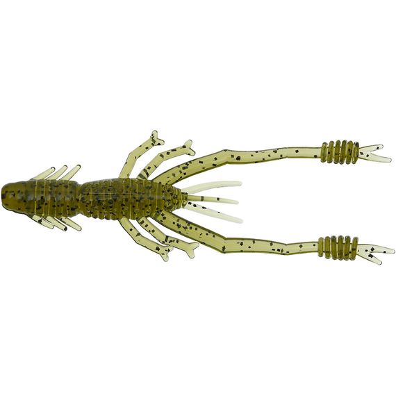 Силікон Reins Ring Shrimp 4" 001 Watermelon Seed (8шт/уп), Довжина силікону: 4.0" (10,16 см), Колір силікону: 001 Watermelon Seed, фото 