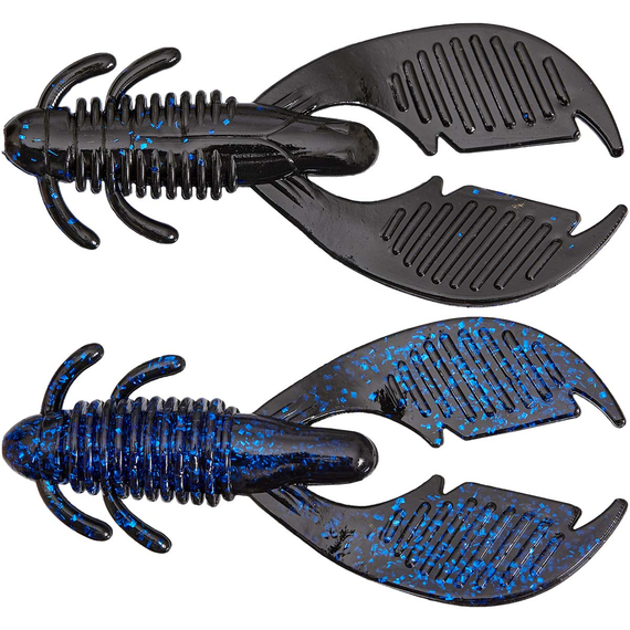 Силікон Reins AX Craw 3.5" B11 Blue Belly (6шт/уп), Довжина силікону: 3.5" (8.89 см), Колір силікону: B11 Blue Belly, фото 