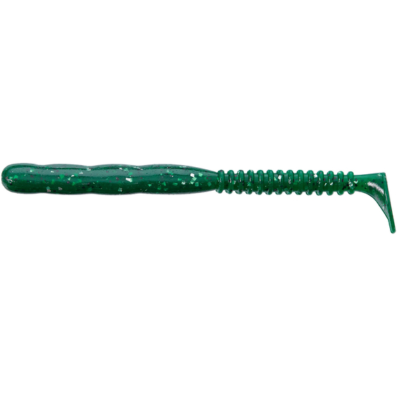 Силікон Reins Rockvibe Shad 4" 397 Motor Oil SP (12шт/уп), Довжина силікону: 4.0" (10,16 см), Колір силікону: 397 Motor Oil SP, фото 