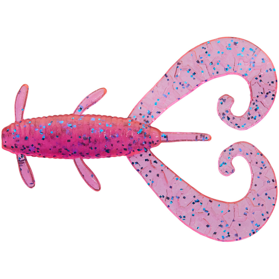 Силікон Reins G-Tail Twin 3" 443 Pink Sardine (8шт/уп), Довжина силікону: 3.0" (7,62 см), Колір силікону: 443 Pink Sardine, фото 