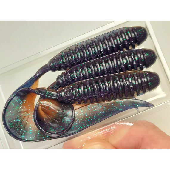 Силикон Select Freek 5.5" col.206 (3 шт/упак), Длина силикона: 5.5" (13.97 см), Расцветка силикона: 206, фото , изображение 12