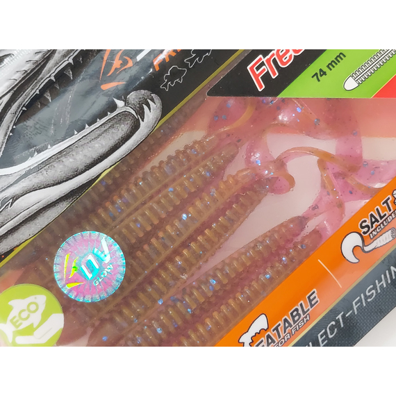 Силікон Select Freek Slim 3" col.900 (7 шт/пак), Довжина силікону: 3" (7.62 см), Колір силікону: 900, фото , изображение 7