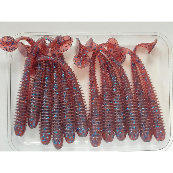 Силікон Keitech Swing Impact 2" (12 шт/упак), колір:ea#03 grape, Довжина силікону: 2" (5.1 см), Колір силікону: EA#03 Grape, фото , изображение 9