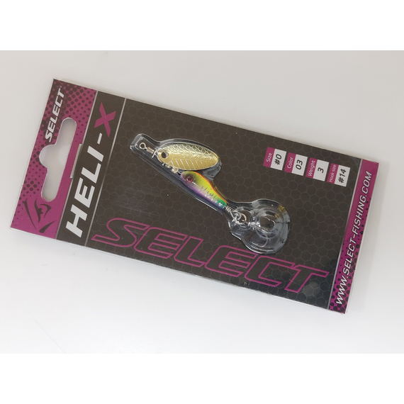 Блешня Select Heli-X №0 3.0g #03, Вага блешні: 3г, Колір блешні: 03, фото , изображение 3