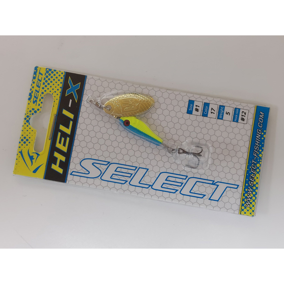 Блешня Select Heli-X №1 5.0g #17, Вага блешні: 5г, Колір блешні: 17, фото , изображение 3