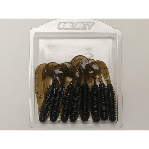 Силикон Select Freek 2.3" col.102 (8 шт/упак), Длина силикона: 2.3" (4.3 см), Расцветка силикона: 102, фото , изображение 5