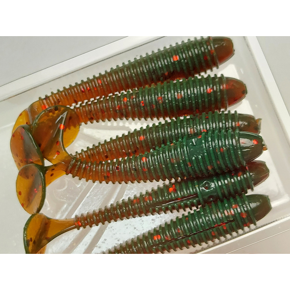 Силікон Select Fatfish 2.4" col.085 (6 шт/упак), Довжина силікону: 2.4" (6.1 см), Колір силікону: 085, фото , изображение 7