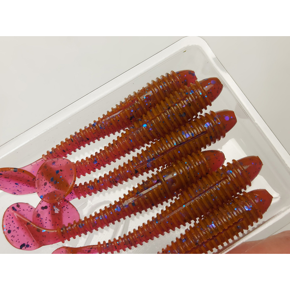 Силикон Select Fatfish 2.4" col.900 (6 шт/упак), Длина силикона: 2.4" (6.1 см), Расцветка силикона: 900, фото , изображение 7