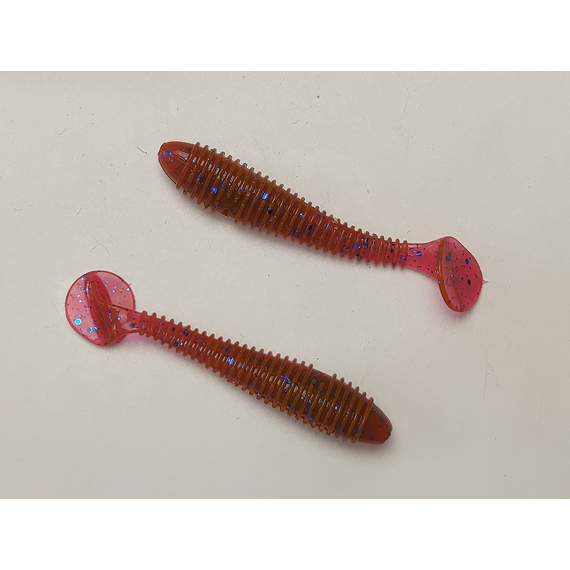 Силикон Select Fatfish 2.4" col.900 (6 шт/упак), Длина силикона: 2.4" (6.1 см), Расцветка силикона: 900, фото , изображение 4