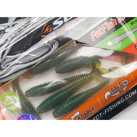 Силікон Select Fatfish 2.4" col.087 (6 шт/упак), Довжина силікону: 2.4" (6.1 см), Колір силікону: 087, фото , изображение 6