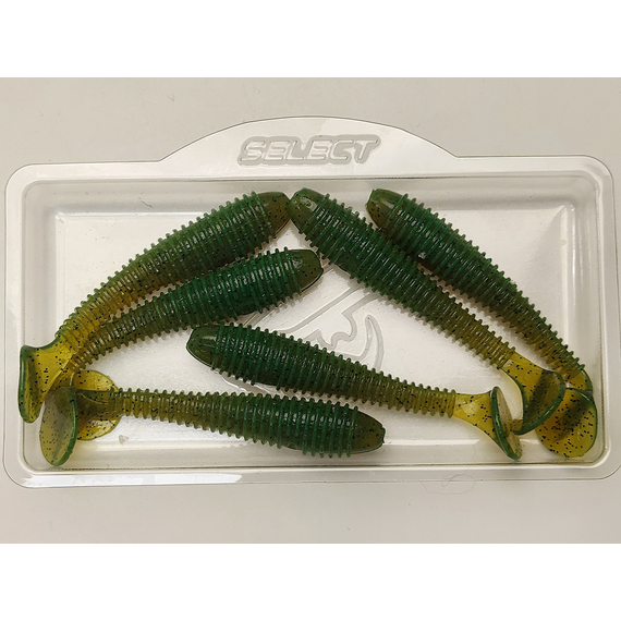 Силікон Select Fatfish 2.4" col.087 (6 шт/упак), Довжина силікону: 2.4" (6.1 см), Колір силікону: 087, фото , изображение 8