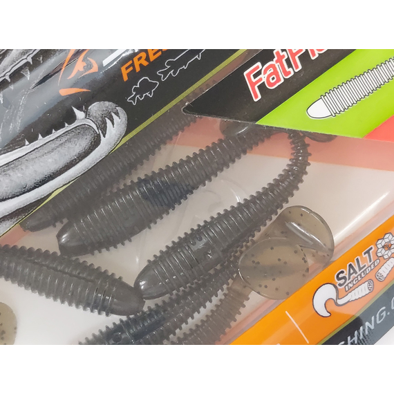 Силікон Select Fatfish 2.4" col.102 (6 шт/упак), Довжина силікону: 2.4" (6.1 см), Колір силікону: 102, фото , изображение 6