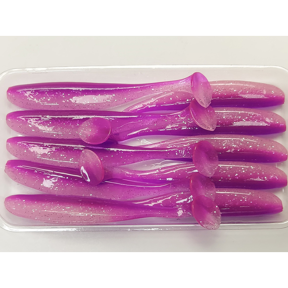 Силікон Keitech Easy Shiner 3" (10 шт/упак), колір:pal#14 glamorous pink, Довжина силікону: 3" (7.6 см), Колір силікону: PAL#14 Glamorous Pink, фото , изображение 6