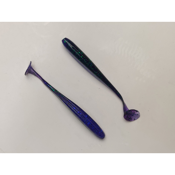 Силікон Keitech Easy Shiner 3" (10 шт/упак), колір:408 electric june bug, Довжина силікону: 3" (7.6 см), Колір силікону: 408 Electric June Bug, фото , изображение 5