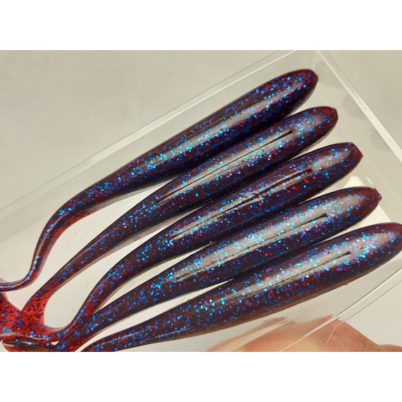 Силикон Select Easy Shad 5" col.110 (5 шт/упак), Длина силикона: 5" (12.7 см), Расцветка силикона: 110, фото , изображение 9