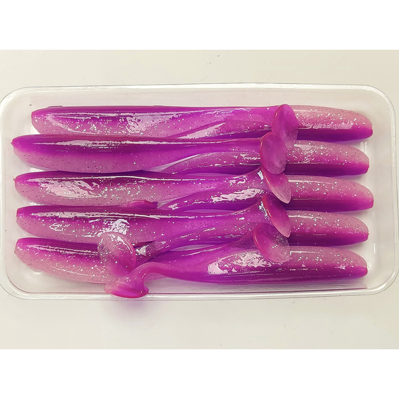 Силікон Keitech Easy Shiner 3" (10 шт/упак), колір:pal#14 glamorous pink, Довжина силікону: 3" (7.6 см), Колір силікону: PAL#14 Glamorous Pink, фото , изображение 11
