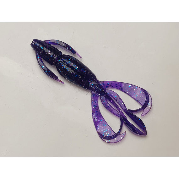 Силікон Keitech Crazy Flapper 2.8" (8 шт/уп), колір: ea#04 violet, Довжина силікону: 2.8" (7.1 см), Колір силікону: EA#04 Violet, фото , изображение 2